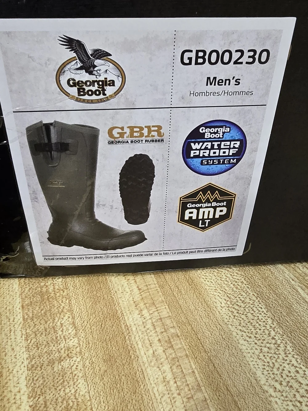 Georgia Boot Men's 9 M Olive Green Neoprene Waterproof Pull-On Boots NWT